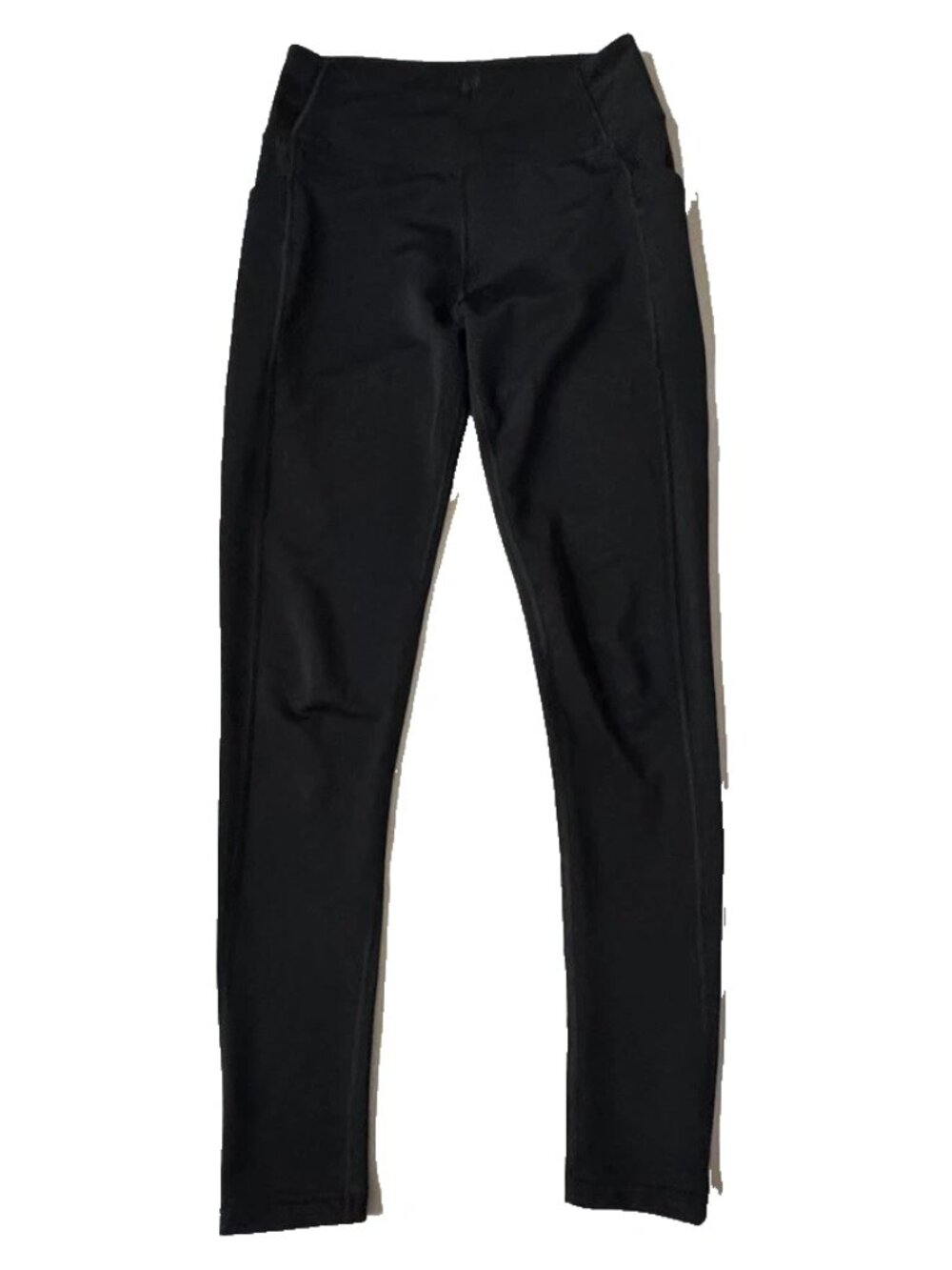 WoolX Womens S Tall Black Pull On Pants Legging Baselayer Wool Blend Pockets